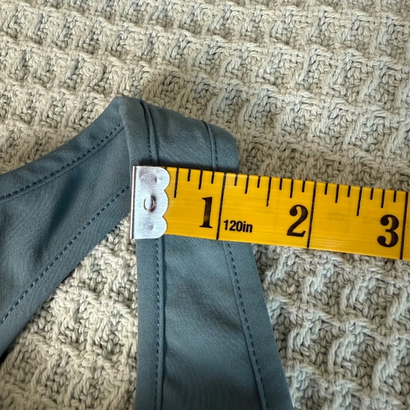 NWT Halara Breezefull Backless Racerback Midi Tank Dress Womens XL Stone Blue - Picture 8 of 9